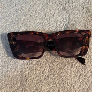 Prada Brown Tortoise Sunglasses